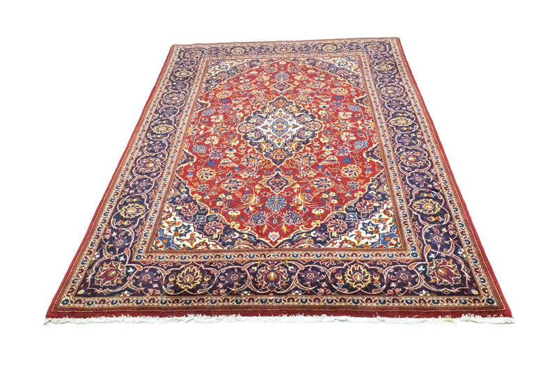 Persisk tæppe - Keshan - 210 x 135 cm - rød