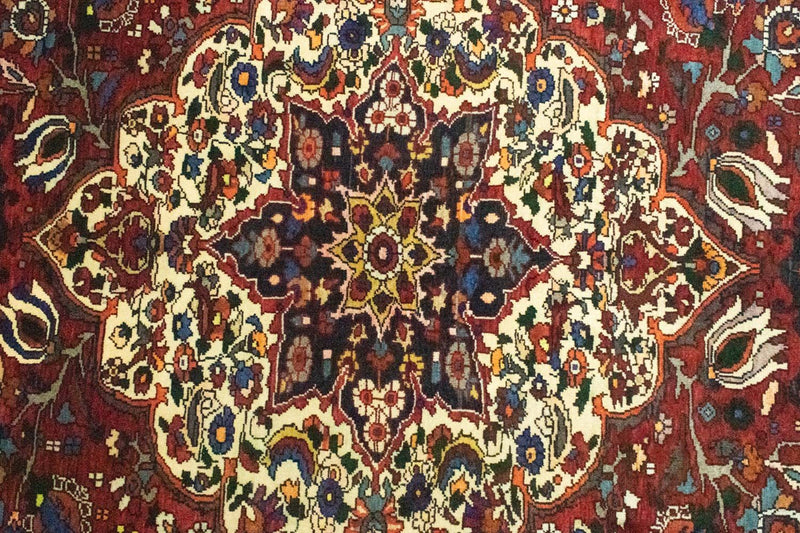 Persisk tæppe - Nomadisk - 300 x 212 cm - rød