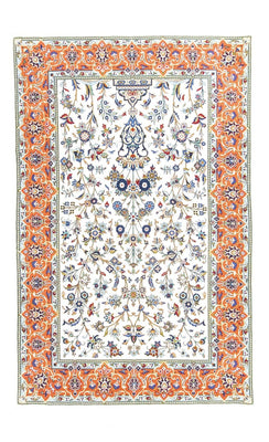 Persisk tæppe - Tabriz - 215 x 141 cm - beige