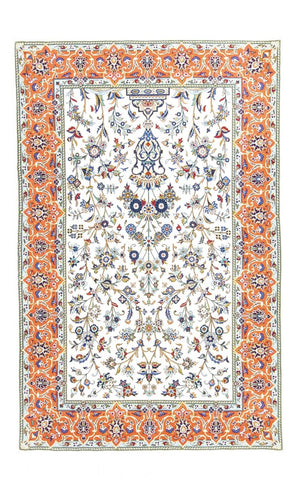 Persisk tæppe - Tabriz - 215 x 141 cm - beige