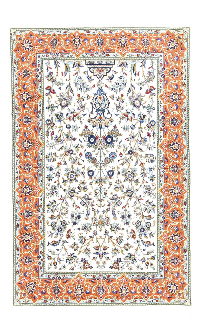 Persisk tæppe - Tabriz - 215 x 141 cm - beige