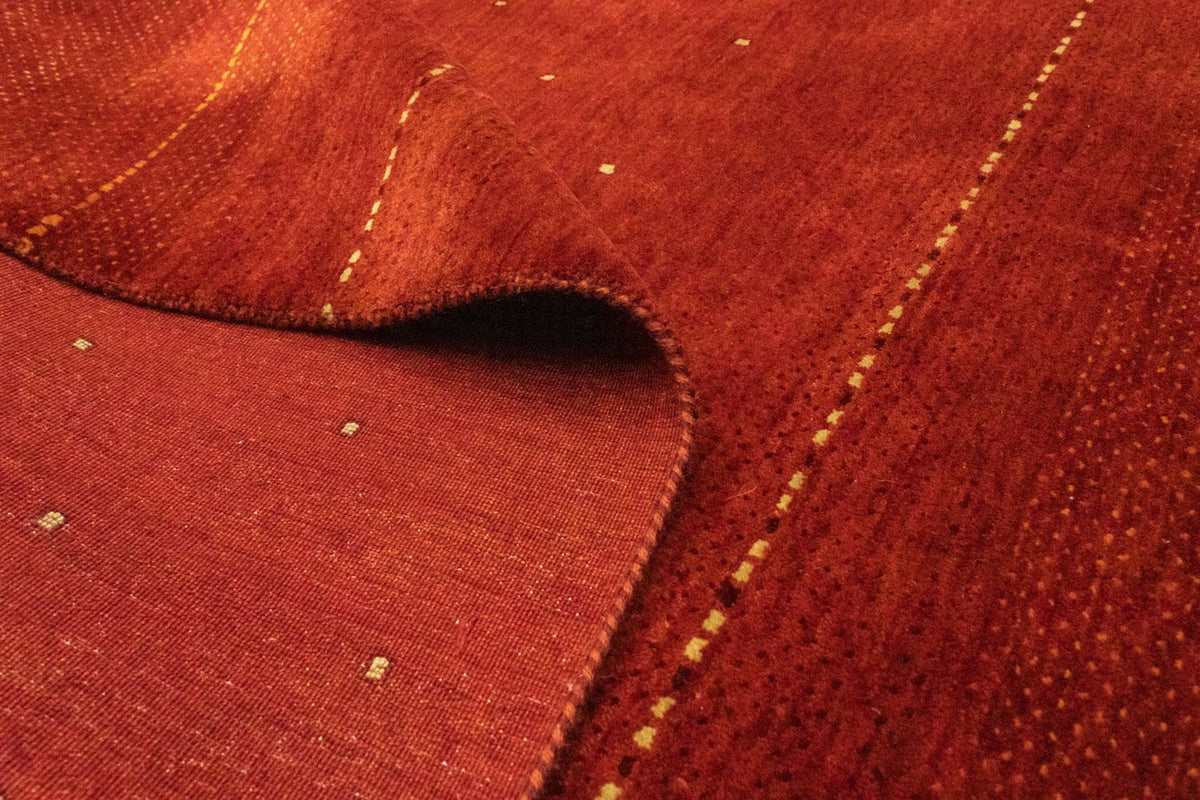 Gabbeh-tæppe - Indus - 234 x 171 cm - rød