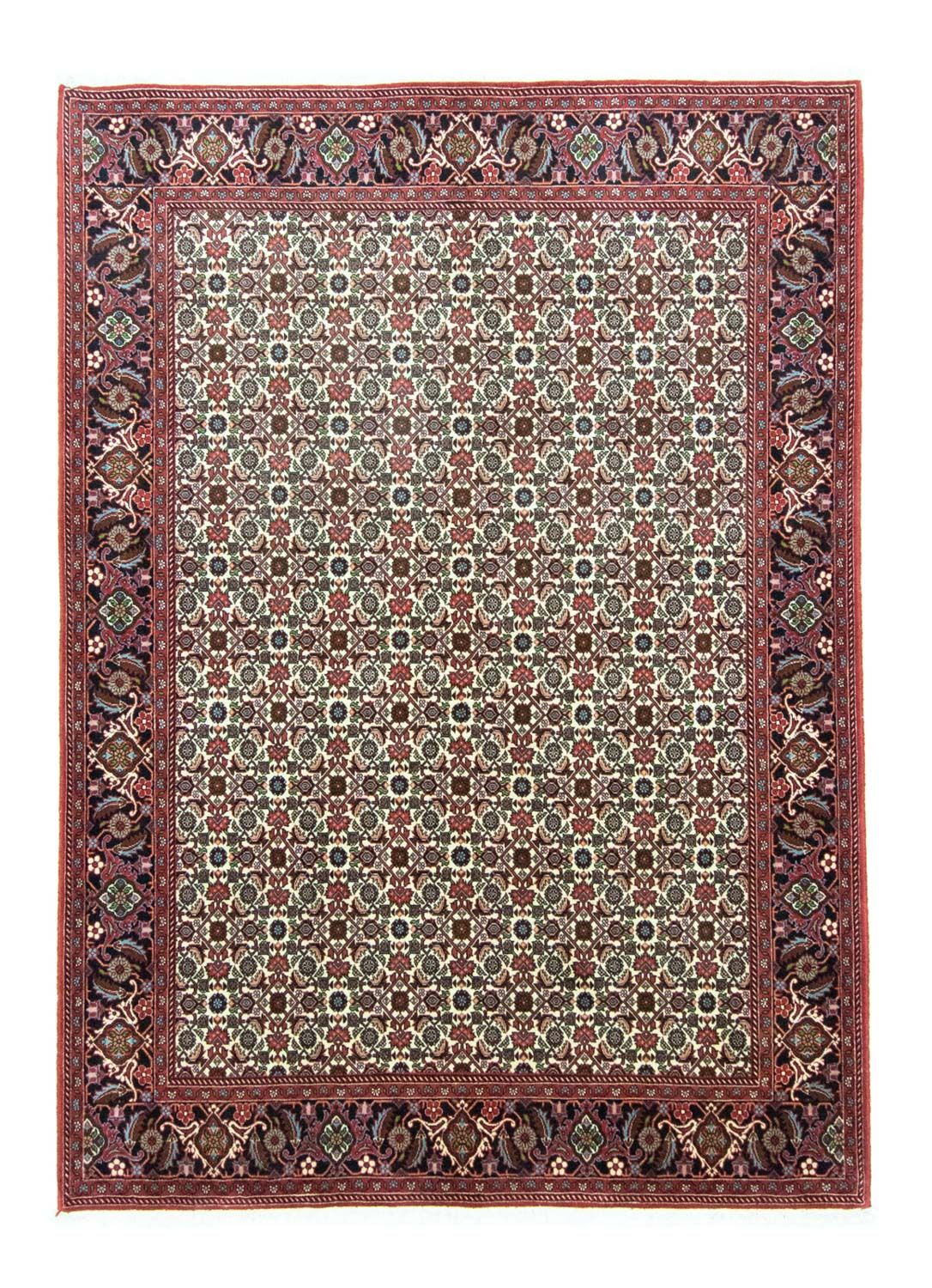 Persisk tæppe - Bijar - 245 x 175 cm - blå