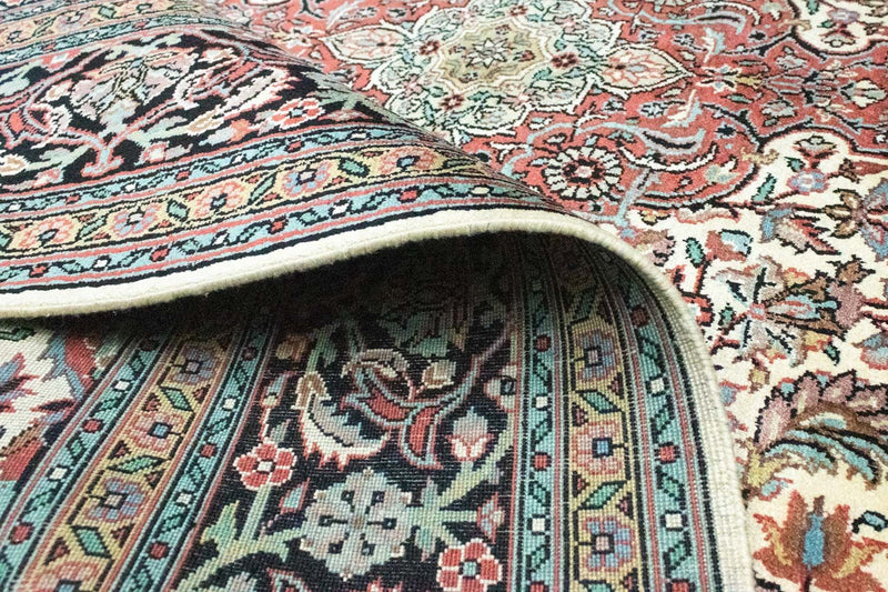 Silketæppe - Kashmir Silk - 218 x 153 cm - beige