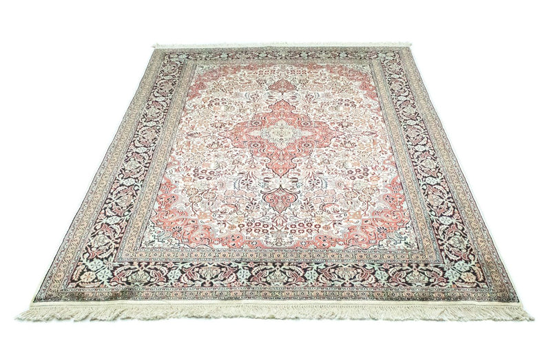 Silketæppe - Kashmir Silk - 218 x 153 cm - beige