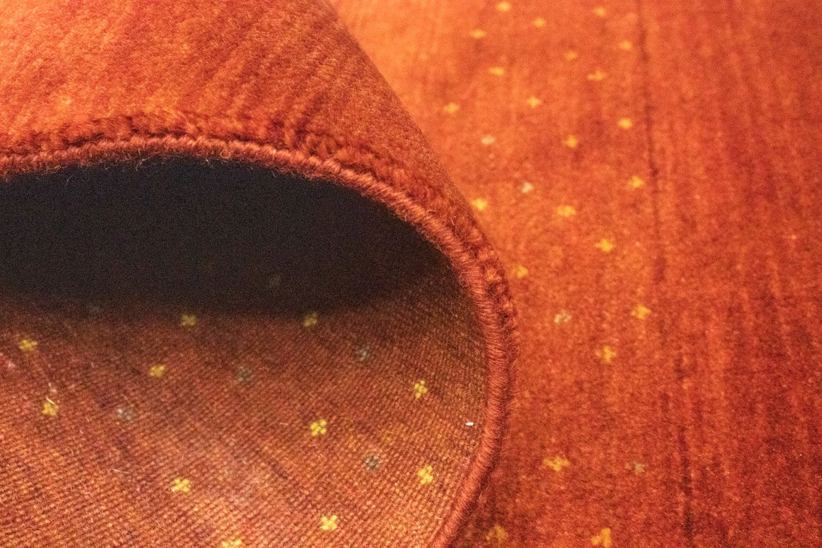 Løber Gabbeh Tæppe - Loribaft Persisk - 266 x 70 cm - rød