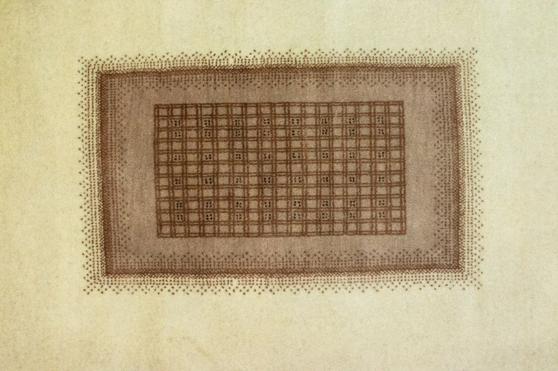 Løber Gabbeh Tæppe - Loribaft Persisk - 271 x 70 cm - beige