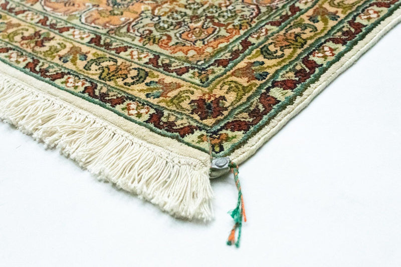 Silketæppe - Kashmir Silk - 308 x 217 cm - beige