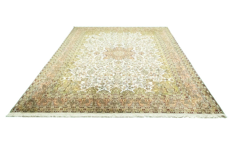 Silketæppe - Kashmir Silk - 308 x 217 cm - beige