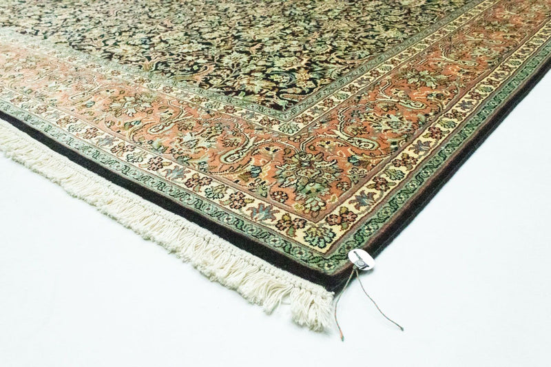 Silketæppe - Kashmir Silk - 315 x 214 cm - blå