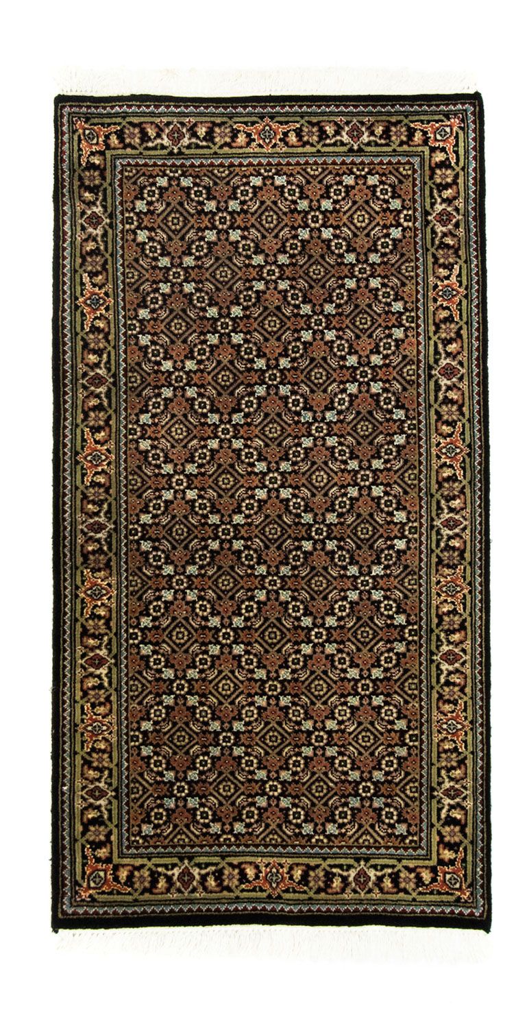 Persisk tæppe - Bijar - 135 x 69 cm - sort