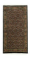 Persisk tæppe - Bijar - 135 x 69 cm - sort