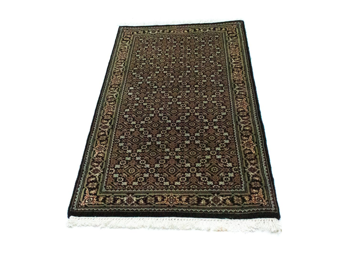 Persisk tæppe - Bijar - 135 x 69 cm - sort