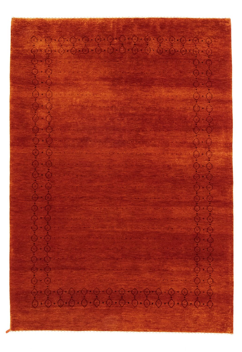 Gabbeh-tæppe - Indus - 244 x 177 cm - rød