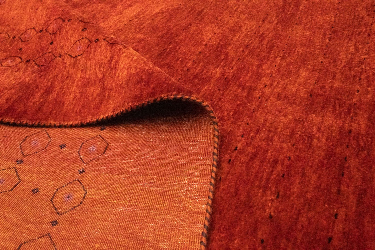 Gabbeh-tæppe - Indus - 244 x 177 cm - rød