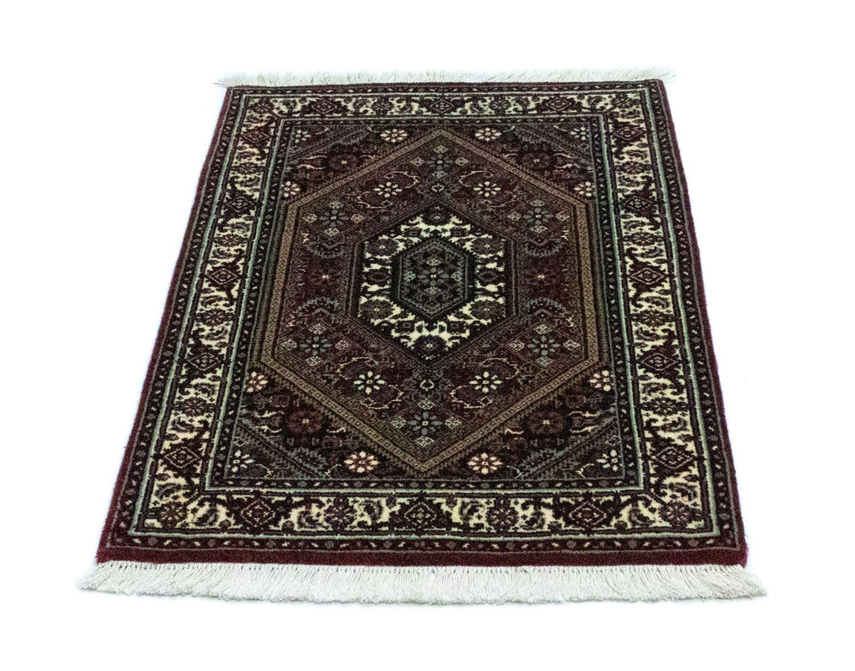 Persisk tæppe - Bijar - 93 x 65 cm - rød
