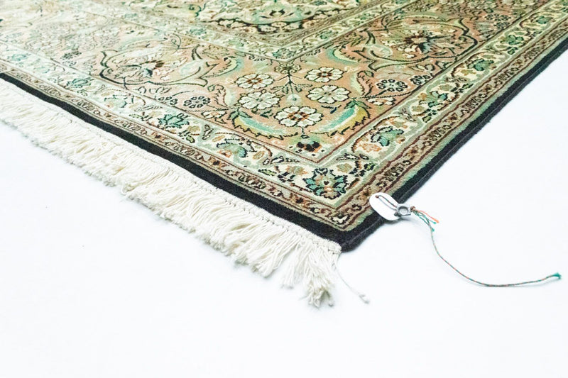 Silketæppe - Kashmir Silk - 311 x 213 cm - blå