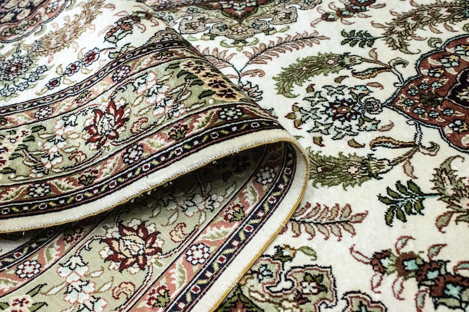 Løber Orientalsk tæppe - Hereke - 305 x 76 cm - beige