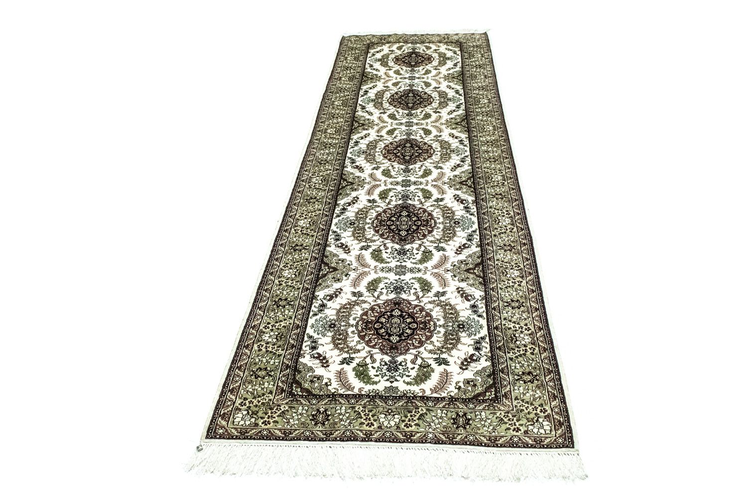 Løber Orientalsk tæppe - Hereke - 305 x 76 cm - beige