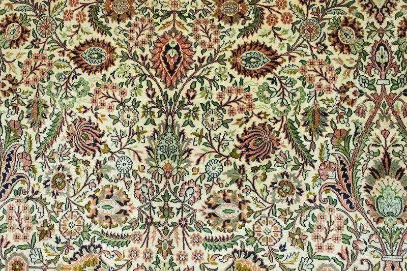 Silketæppe - Kashmir Silk - 316 x 211 cm - beige
