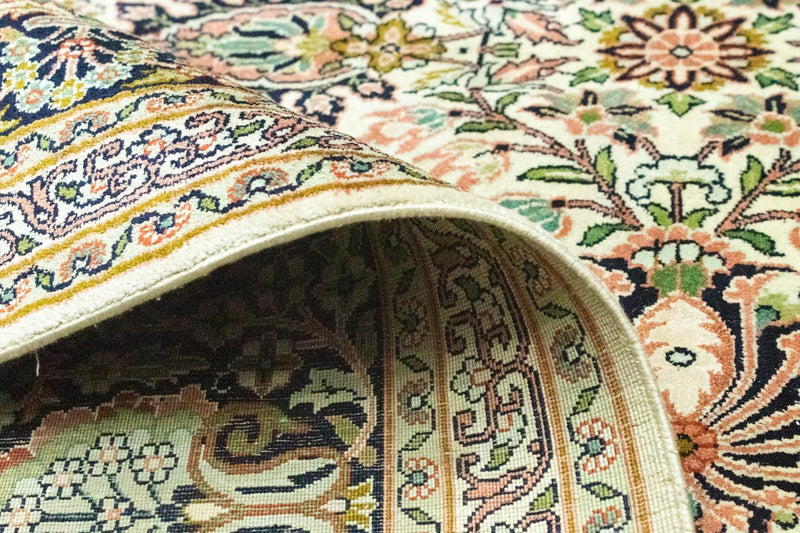 Silketæppe - Kashmir Silk - 316 x 211 cm - beige