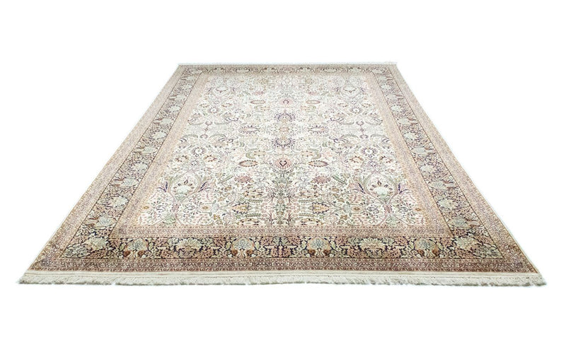 Silketæppe - Kashmir Silk - 316 x 211 cm - beige
