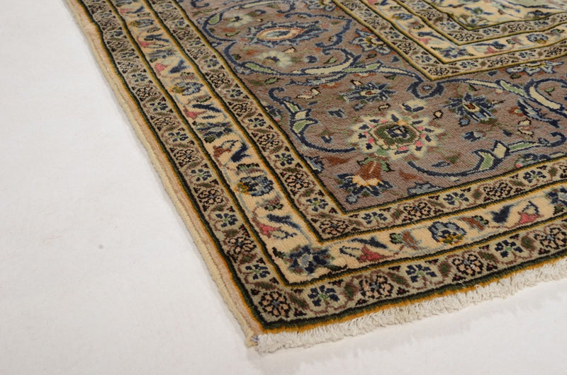 Persisk tæppe - Keshan - 341 x 237 cm - beige