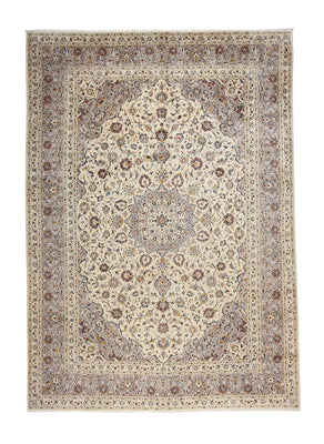 Persisk tæppe - Keshan - 351 x 253 cm - beige