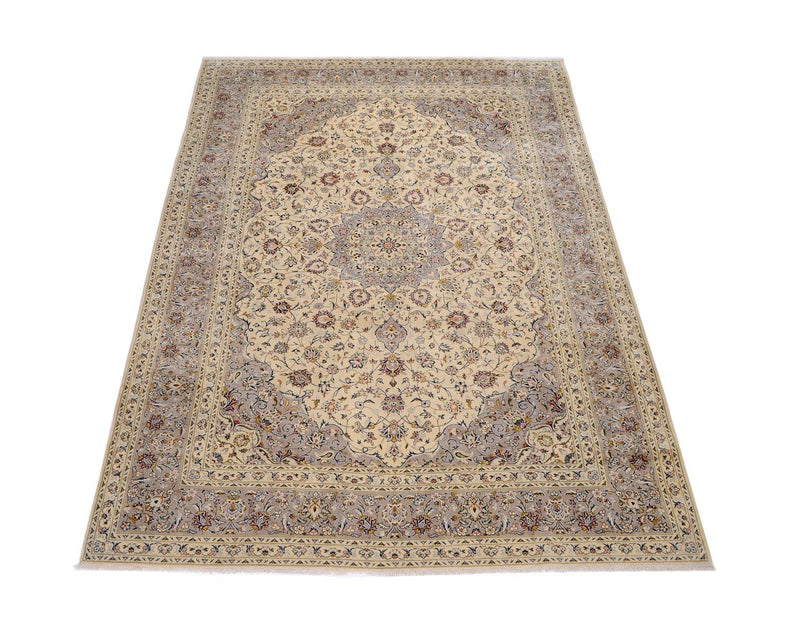 Persisk tæppe - Keshan - 351 x 253 cm - beige