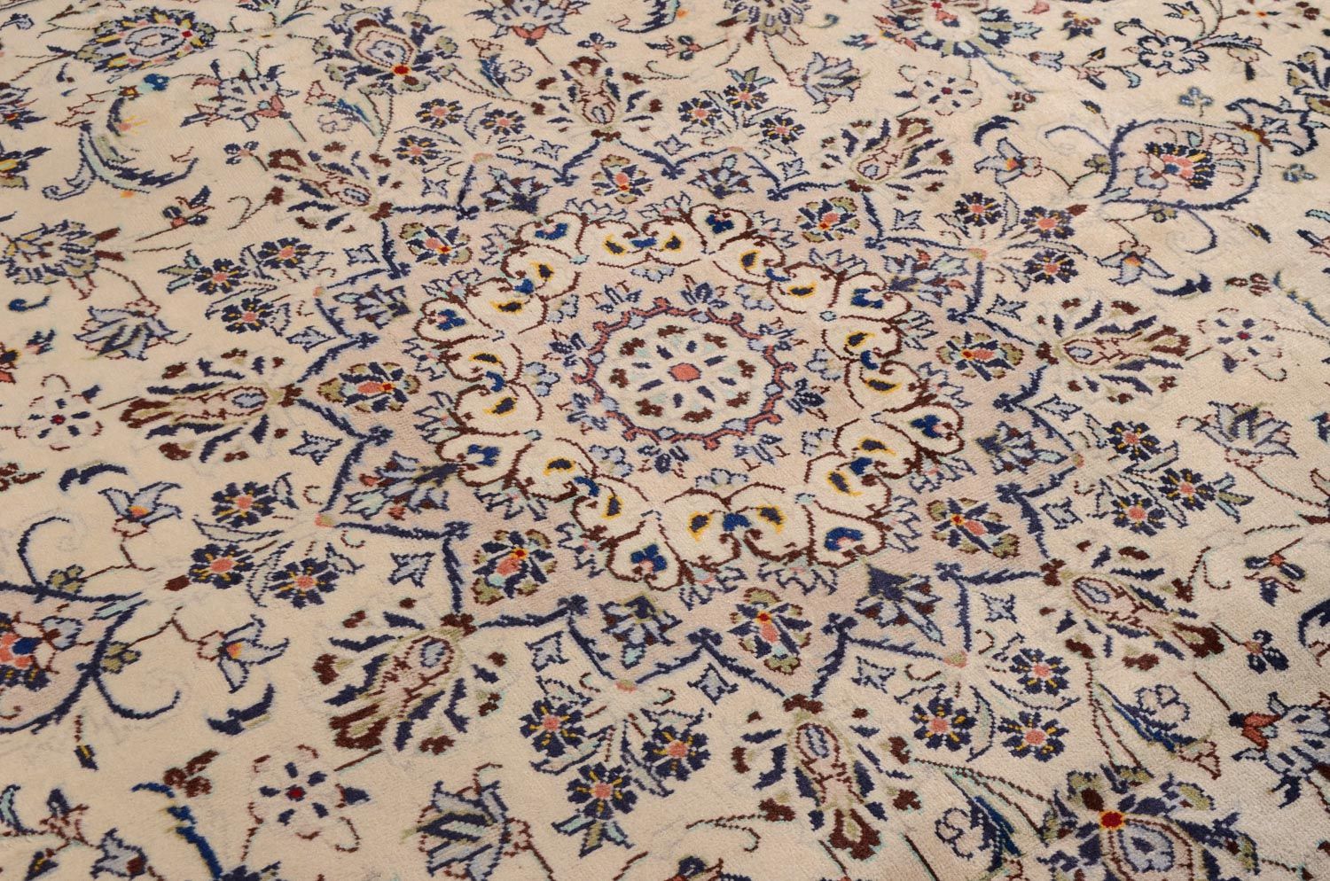 Persisk tæppe - Keshan - 338 x 240 cm - beige