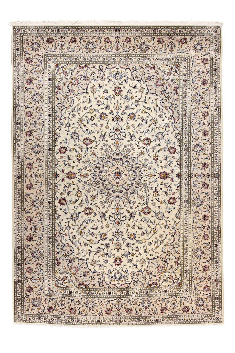 Persisk tæppe - Keshan - 350 x 246 cm - beige