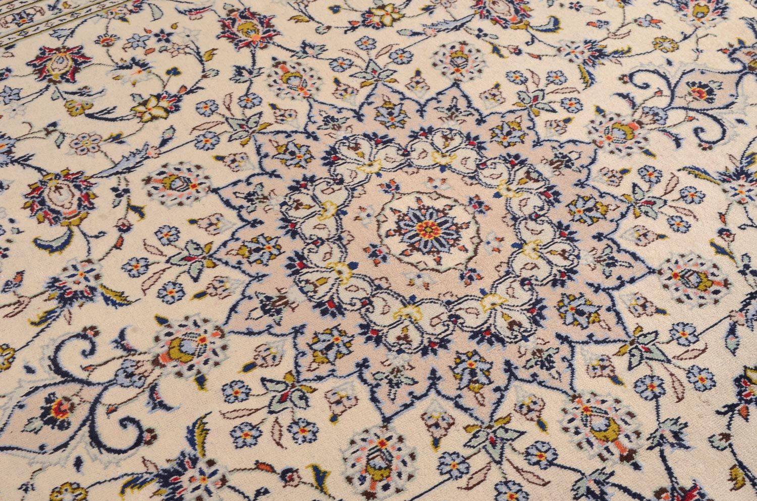 Persisk tæppe - Keshan - 350 x 246 cm - beige