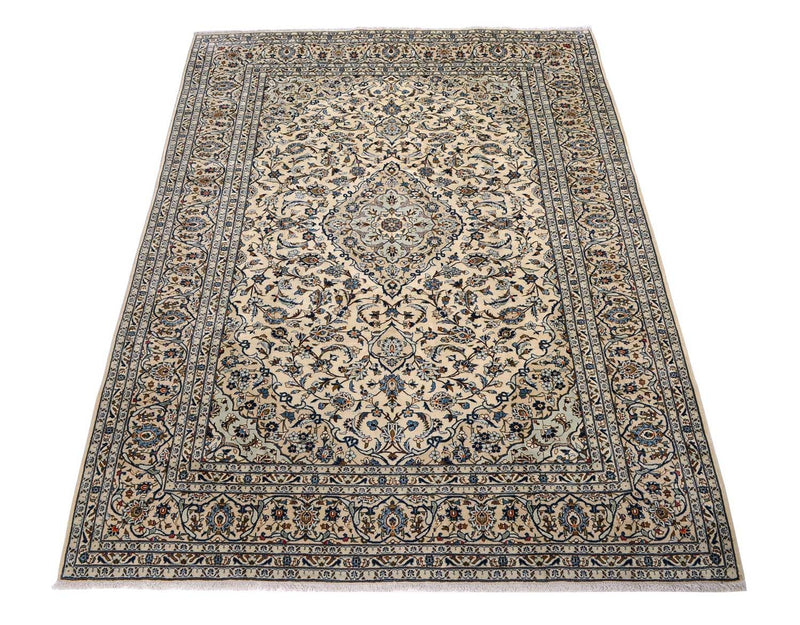 Persisk tæppe - Keshan - 349 x 248 cm - beige