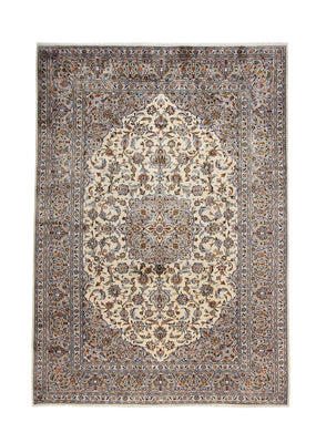 Persisk tæppe - Keshan - 342 x 243 cm - beige
