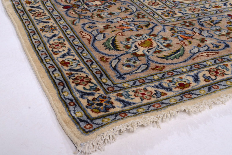 Persisk tæppe - Keshan - 342 x 243 cm - beige