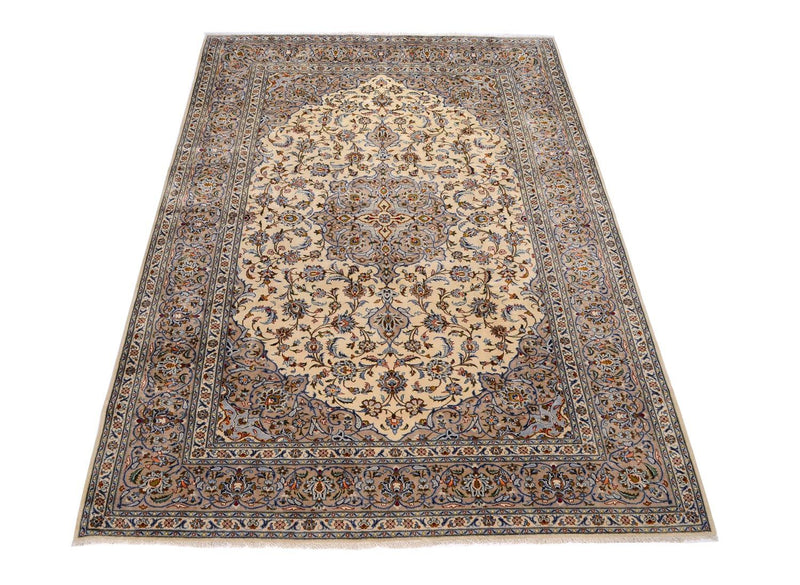 Persisk tæppe - Keshan - 342 x 243 cm - beige