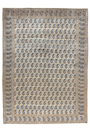 Persisk tæppe - Keshan - 366 x 268 cm - beige