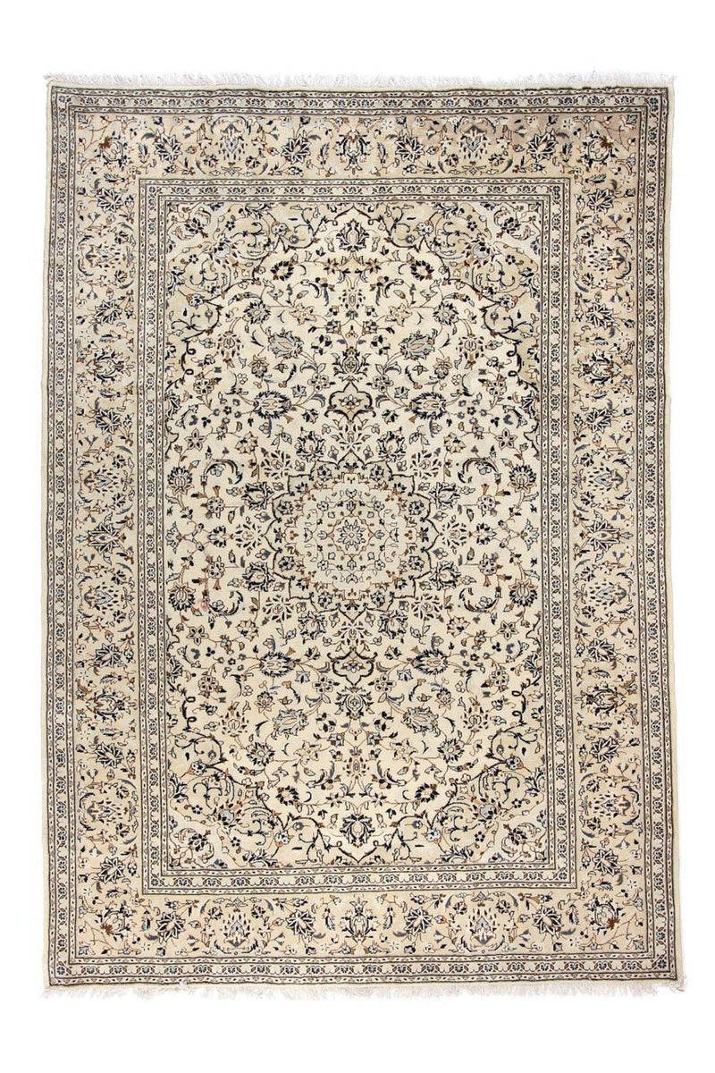 Persisk tæppe - Keshan - 343 x 242 cm - beige