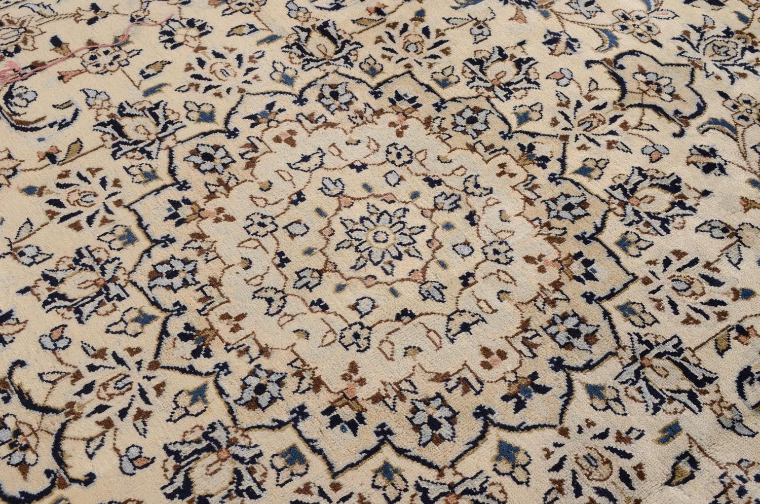 Persisk tæppe - Keshan - 343 x 242 cm - beige