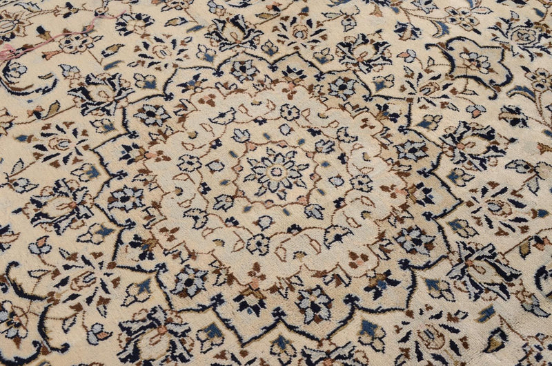 Persisk tæppe - Keshan - 343 x 242 cm - beige