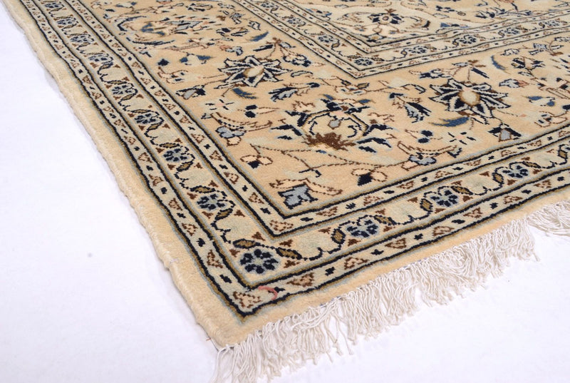 Persisk tæppe - Keshan - 343 x 242 cm - beige