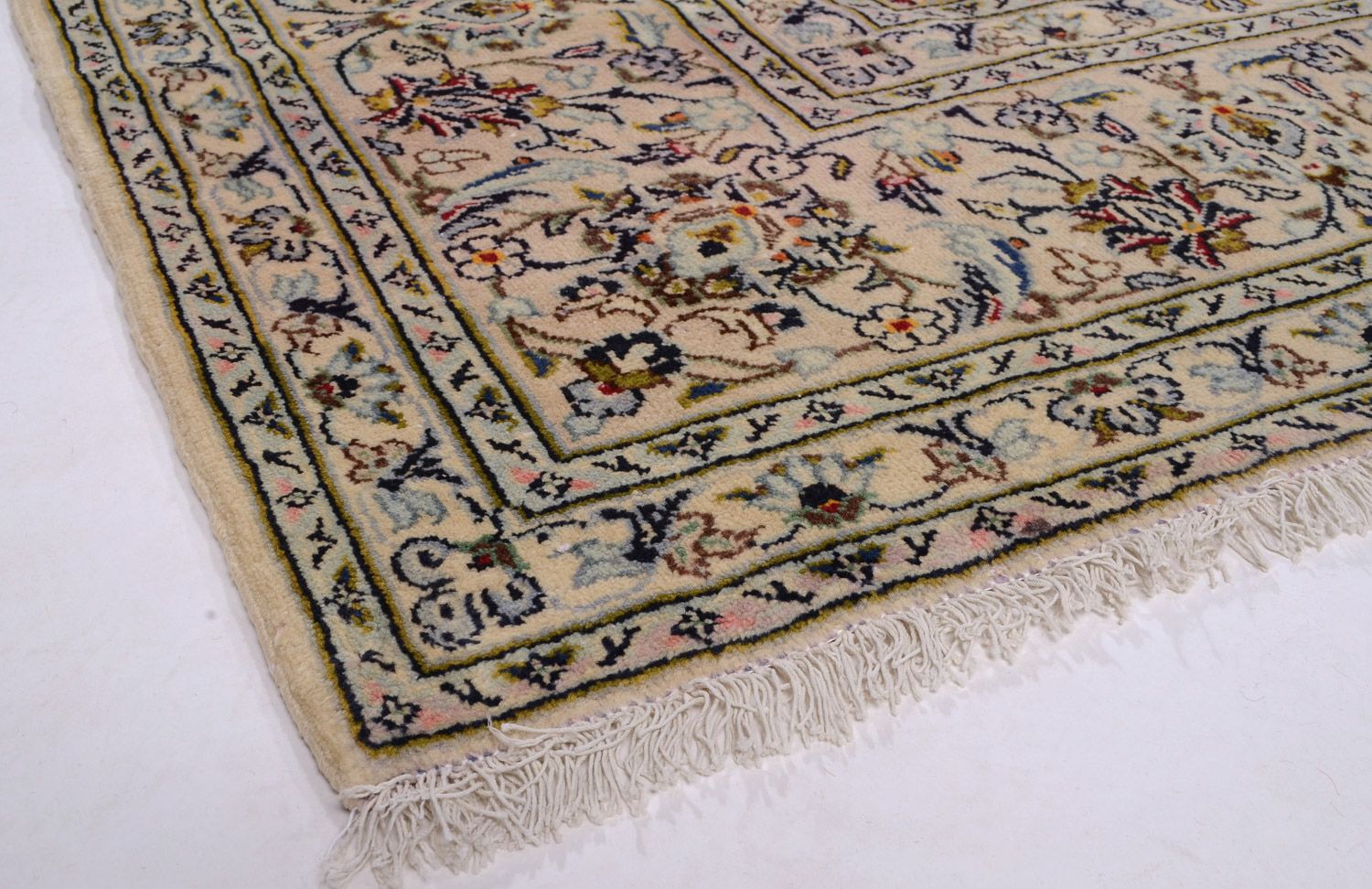 Persisk tæppe - Keshan - 361 x 247 cm - beige