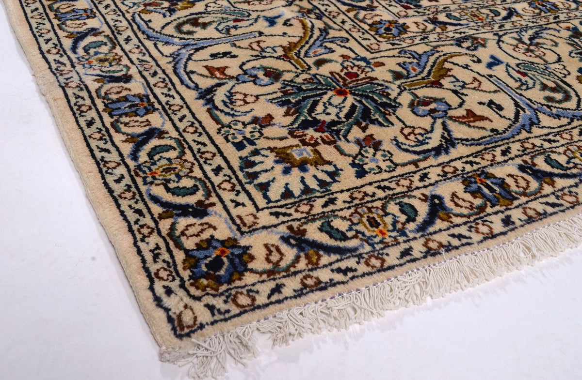 Persisk tæppe - Keshan - 323 x 231 cm - beige