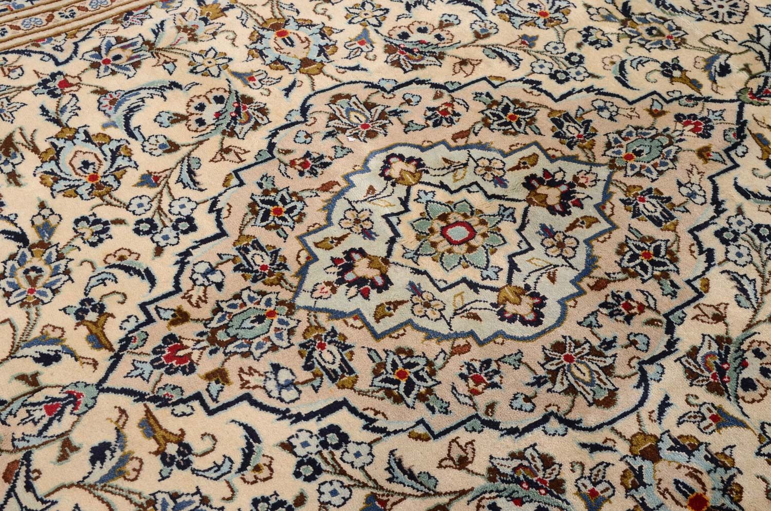 Persisk tæppe - Keshan - 314 x 192 cm - beige