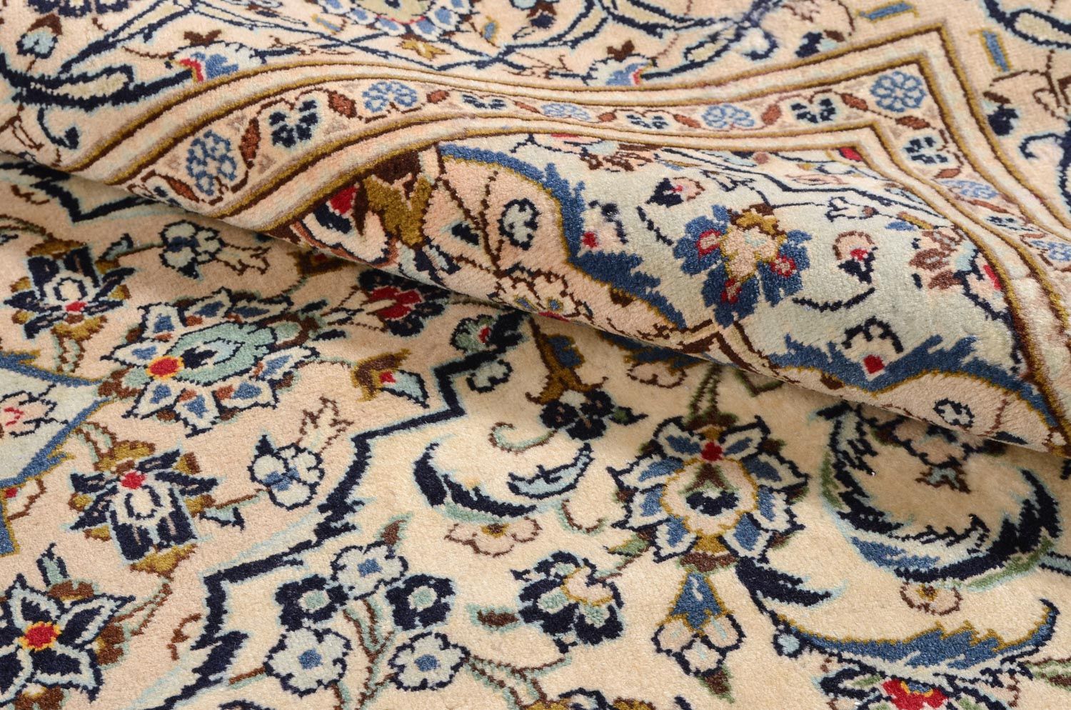 Persisk tæppe - Keshan - 314 x 192 cm - beige