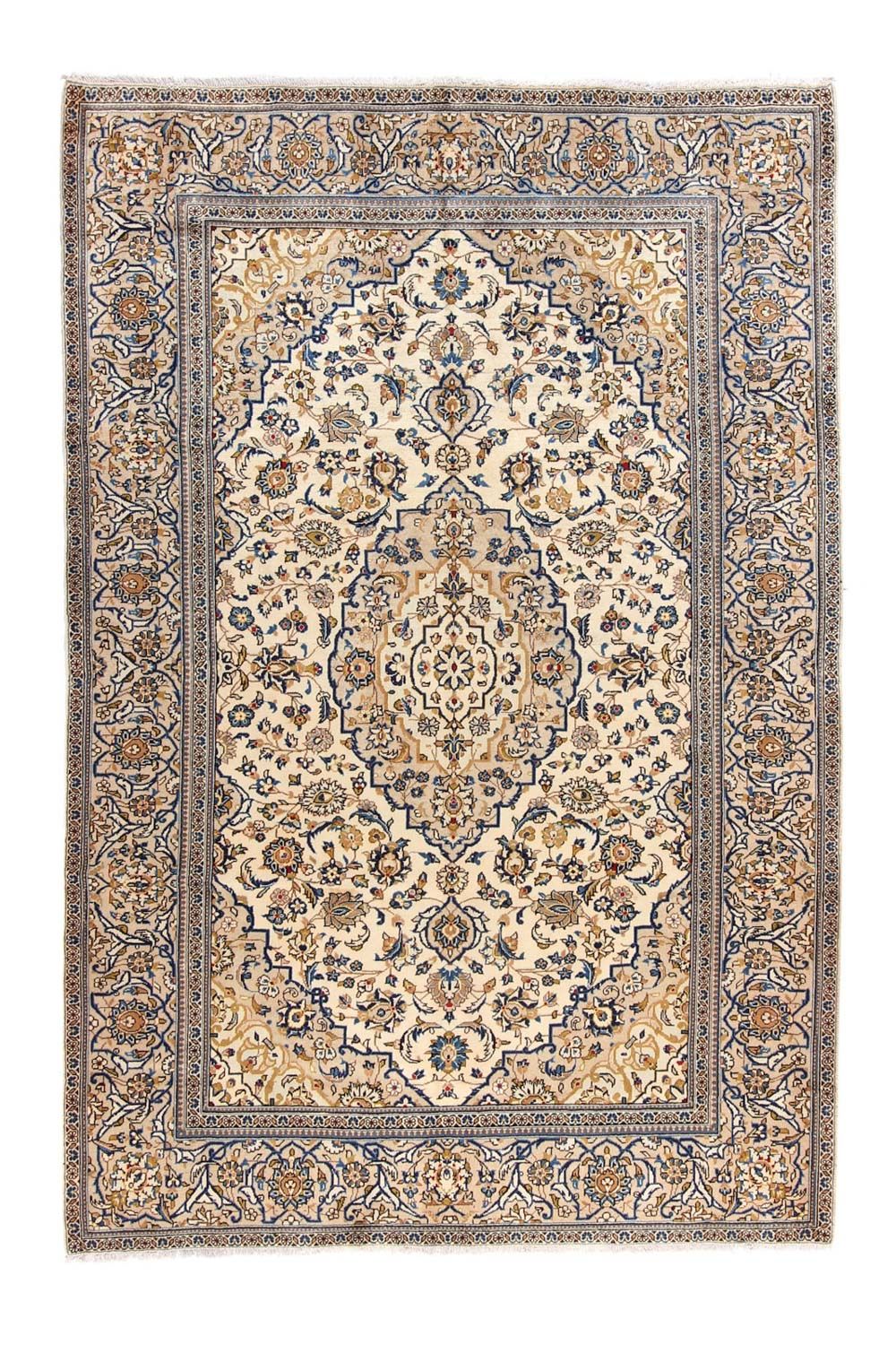 Persisk tæppe - Keshan - 305 x 198 cm - beige