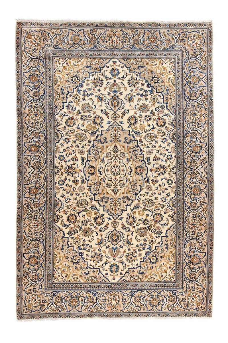 Persisk tæppe - Keshan - 305 x 198 cm - beige