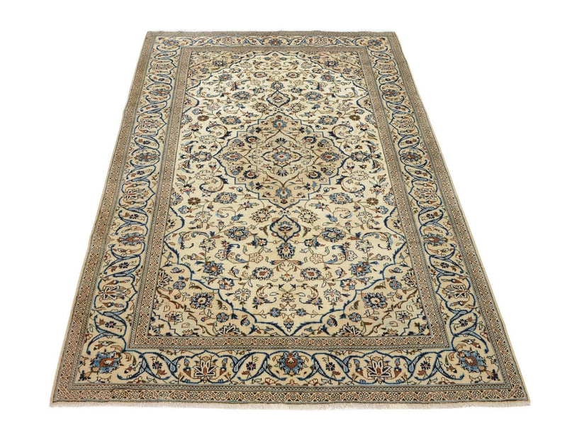 Persisk tæppe - Keshan - 302 x 194 cm - beige