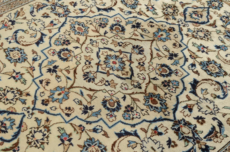 Persisk tæppe - Keshan - 302 x 194 cm - beige
