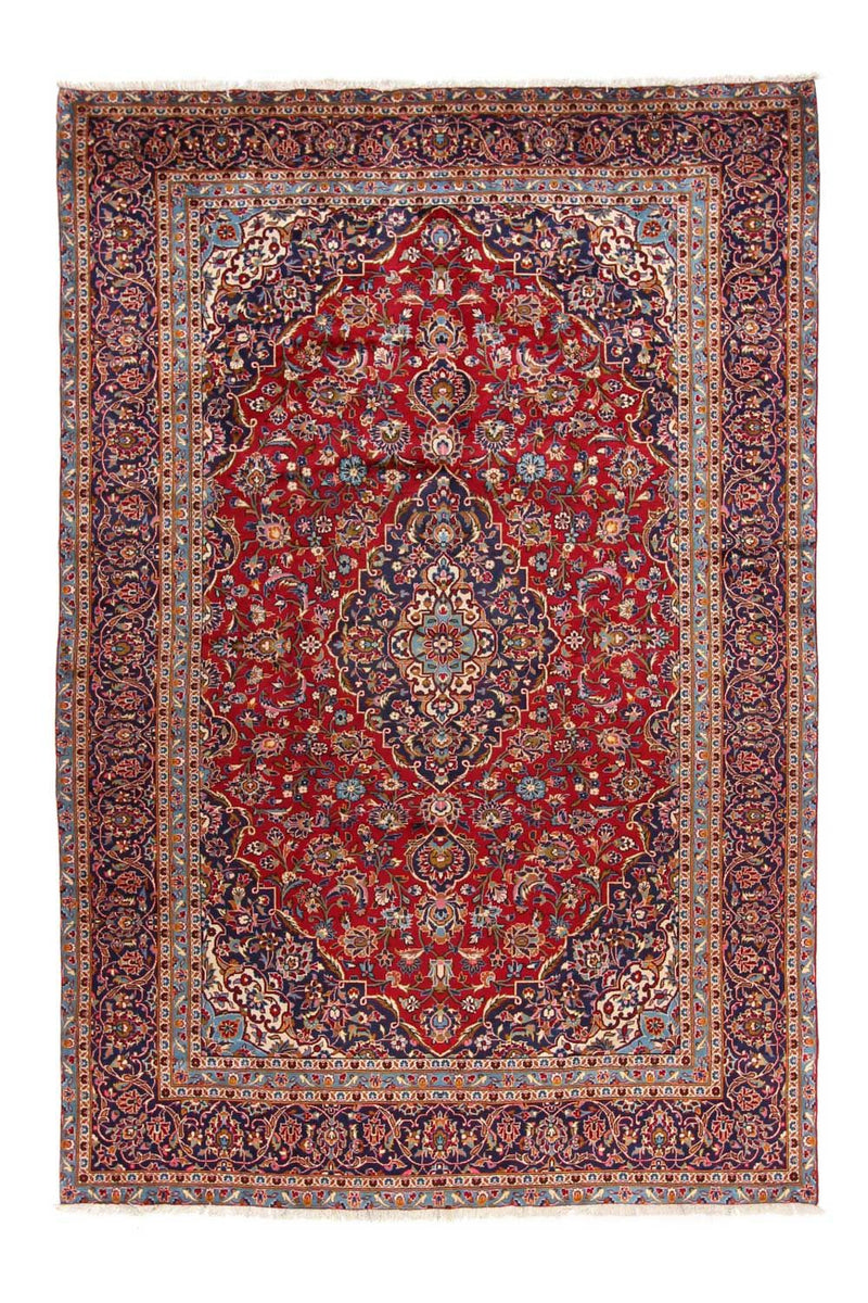 Persisk tæppe - Keshan - 358 x 240 cm - rød